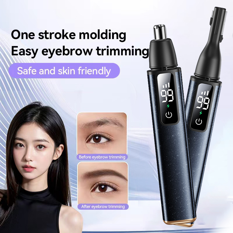 Men'S Grooming Haircut - เครื่องตัดขนจมูกไฟฟ้า มอเตอร์ความเร็วสูง เครื่องกำจัดขน ใบมีดโกนขนริมฝีปาก คิ้ว เครื่องตัดขนแบบพกพา