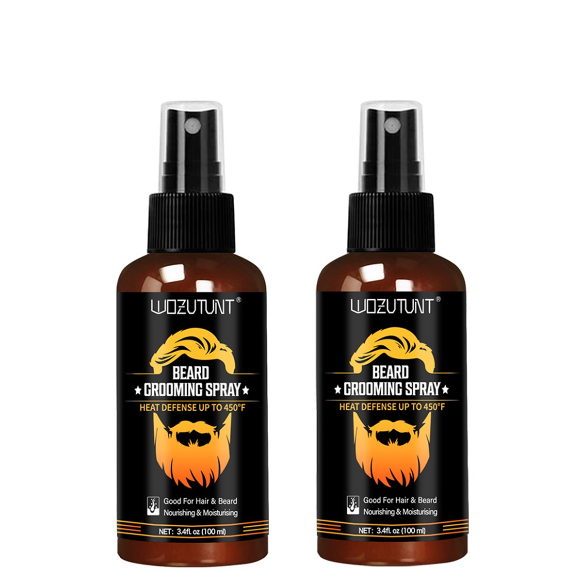 Mens Grooming Treatment - สเปรย์บำรุงหนวดเครา, เซรั่มบำรุงและเพิ่มความชุ่มชื้นสำหรับหนวดผู้ชาย, สเปรย์ป้องกันรังสียูวีและดูแลหลังการรักษาสำหรับขนบนใบหน้า