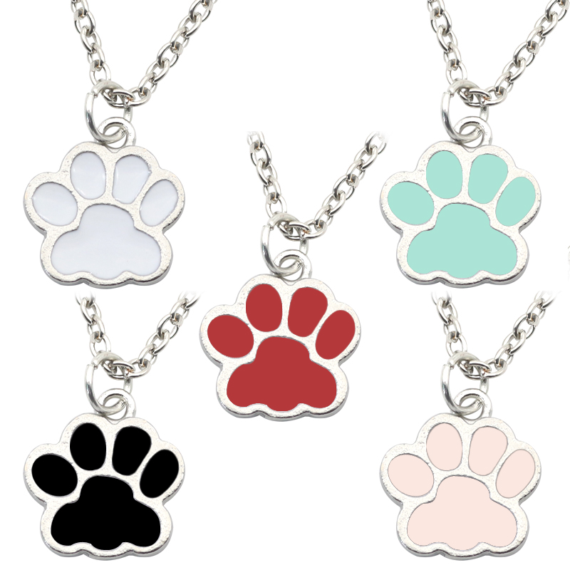 Mens Grooming Kit Gift - แฟชั่นสุนัข PAW Cat Footprint สร้อยคอผู้หญิง Kpop