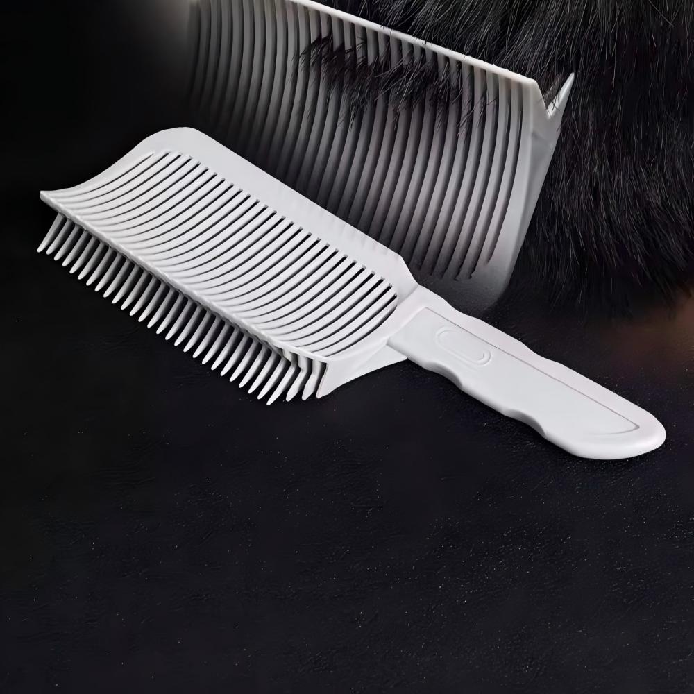 Men'S Grooming Haircut - หวีตัดผมแบบมืออาชีพ สำหรับช่างตัดผม หวีแบนสำหรับตัดผมทรงเฟด สำหรับผู้ชาย ทนความร้อน แปรงเฟด