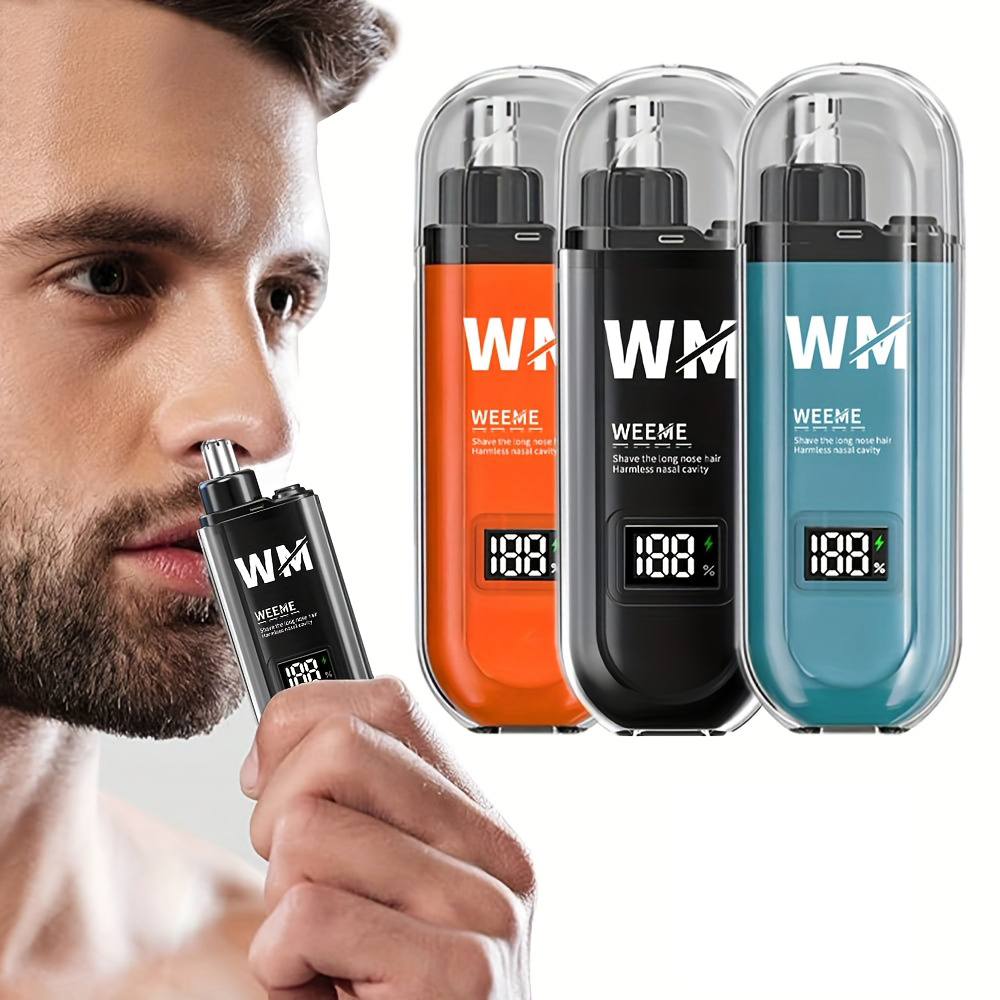 Men'S Grooming Haircut - เครื่องตัดขนจมูกแบบพกพาขนาดเล็ก, เครื่องกำจัดขนจมูก 1 ชิ้น, เครื่องโกนขนจมูก, อุปกรณ์ดูแลส่วนบุคคลสำหรับผู้ชายและผู้หญิง