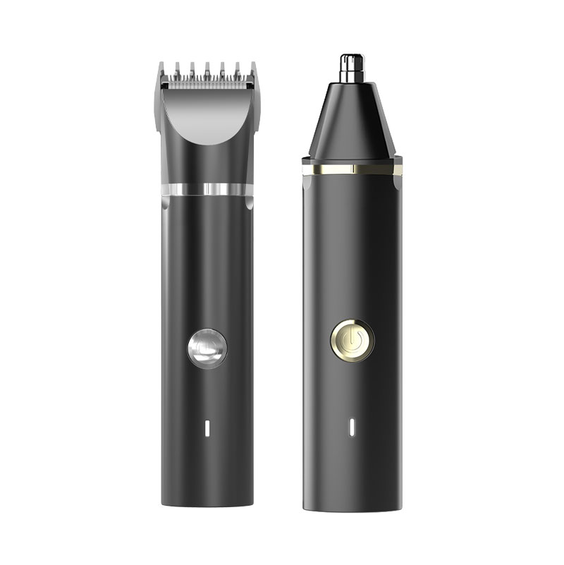 Men'S Grooming Blade - ชุดอุปกรณ์กรูมมิ่งพกพา 2-in-1 สำหรับใช้ในบ้าน ใบมีดเซรามิกความเร็วสูง ตัดแต่งขนจมูกและขนตามร่างกายได้อย่างไม่เจ็บปวด สำหรับผู้ชาย