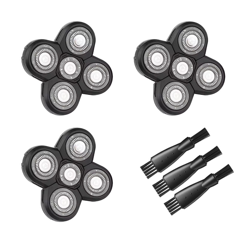 Men'S Grooming Shaver - หัวโกนแบบหมุน 5 ใบมีด สำหรับเครื่องโกนหนวดไฟฟ้า 5D สำหรับผู้ชาย