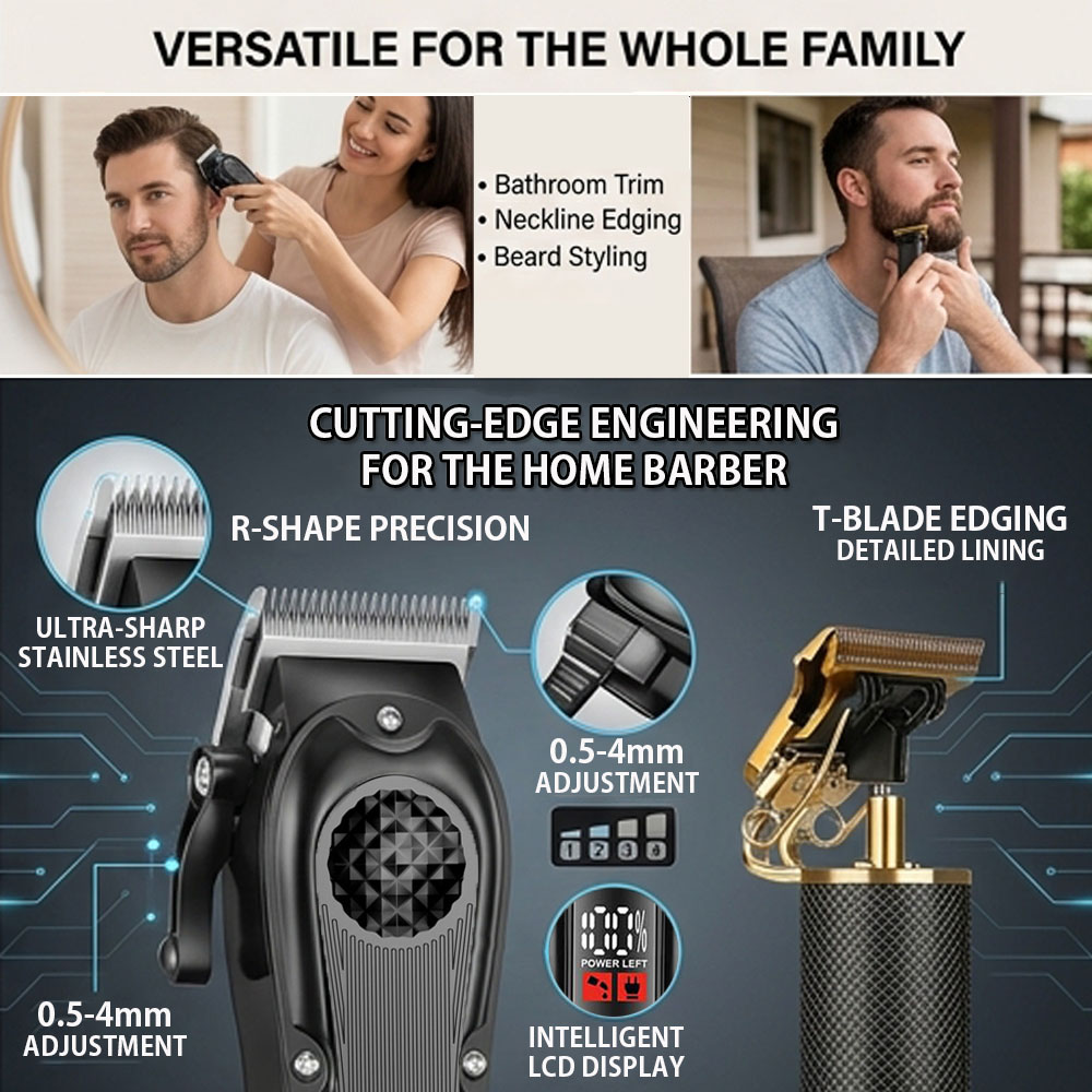 เครื่องตัดผมมืออาชีพพร้อมจอแสด - Men'S Grooming Blade บทวิจารณ์และราคา