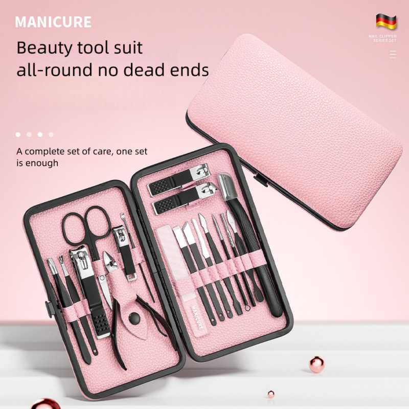 ชุดทำเล็บมือและเล็บเท้า 18 ชิ้ - Mens Grooming Kit Gift บทวิจารณ์และราคา