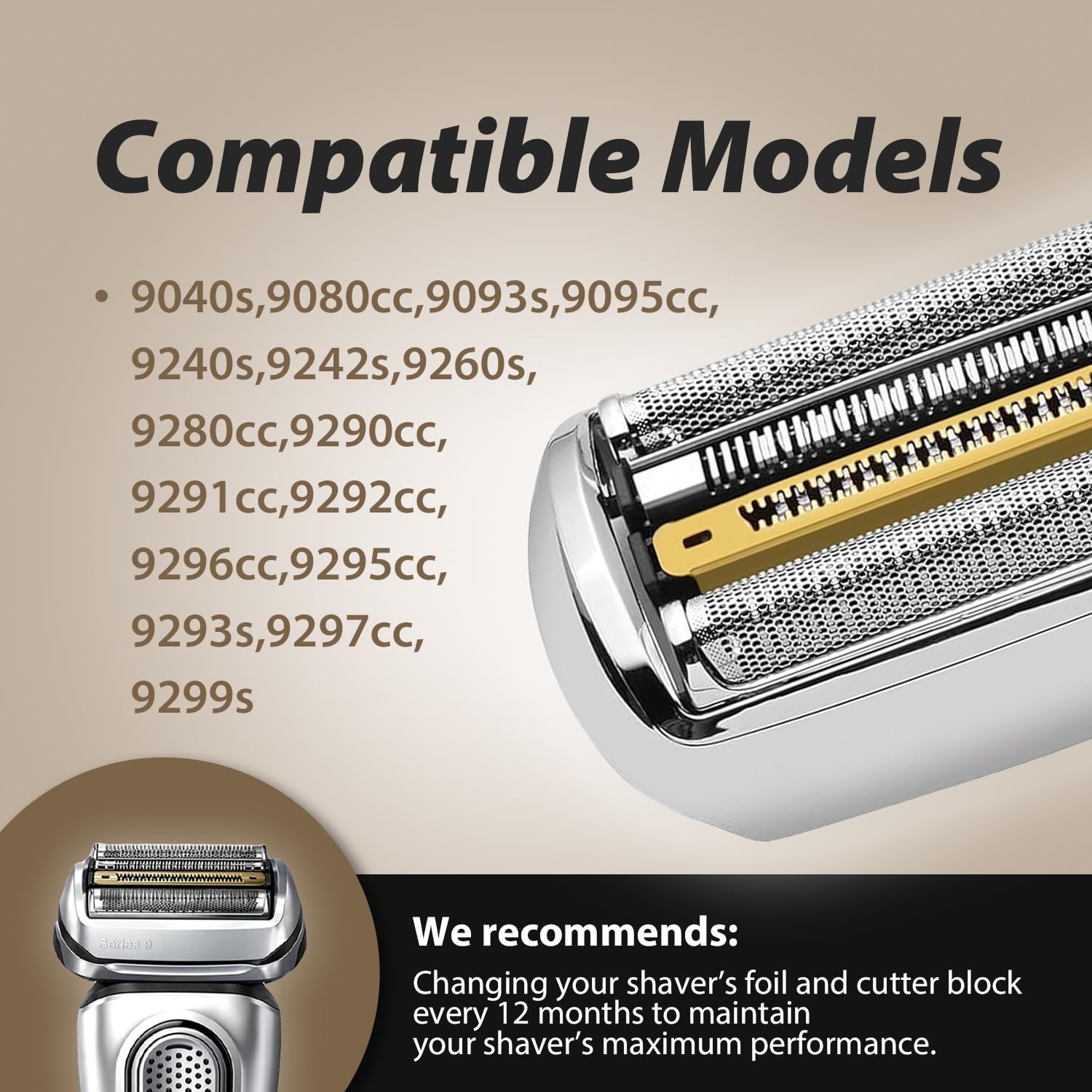หัวฟอยล์ทดแทนรุ่นใหม่ 92S ใช้ไ - Men'S Grooming Shaver บทวิจารณ์และราคา