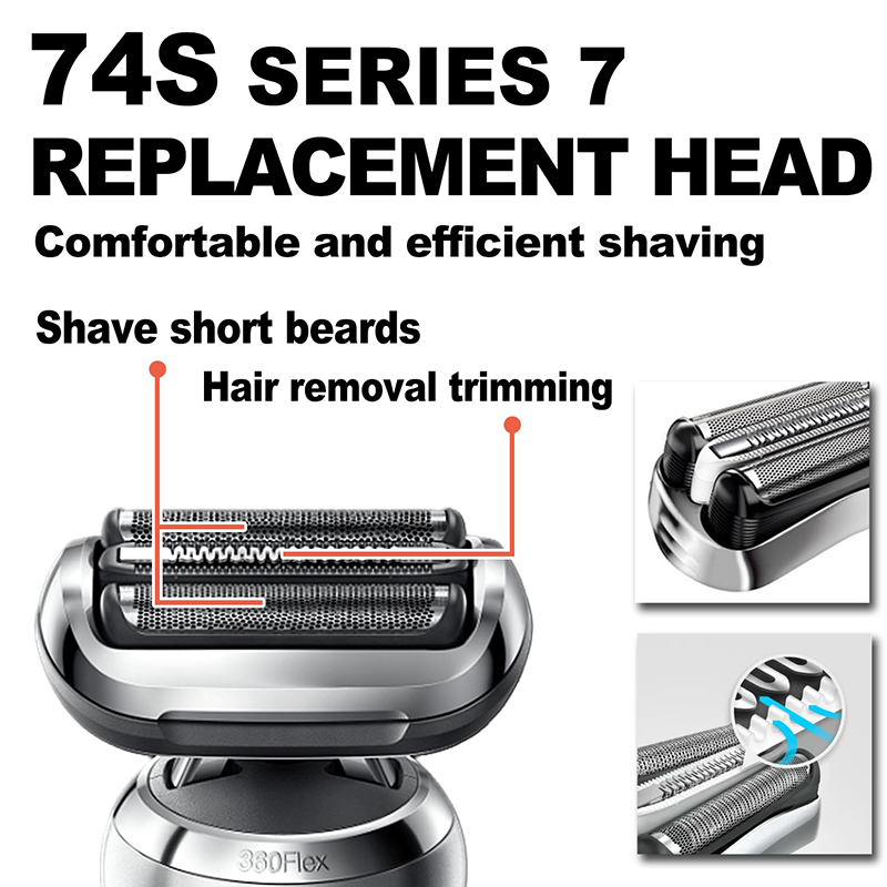 2 แพ็ค 74S ซีรีส์ 7 หัวเปลี่ยน - Men'S Grooming Shaver บทวิจารณ์และราคา