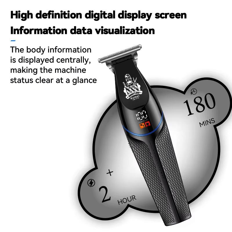เครื่องตัดผม Kemei KM-1772 700 - Beard Trimmer Cordless บทวิจารณ์และราคา