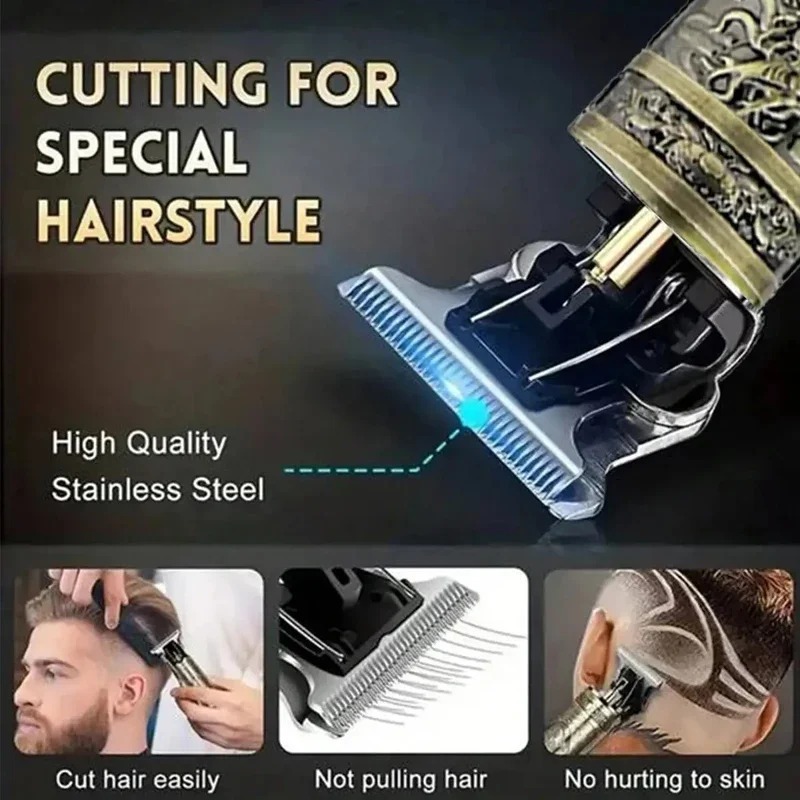 เครื่องตัดผม T9 แบบล้างทำความส - Beard Trimmer Cordless บทวิจารณ์และราคา