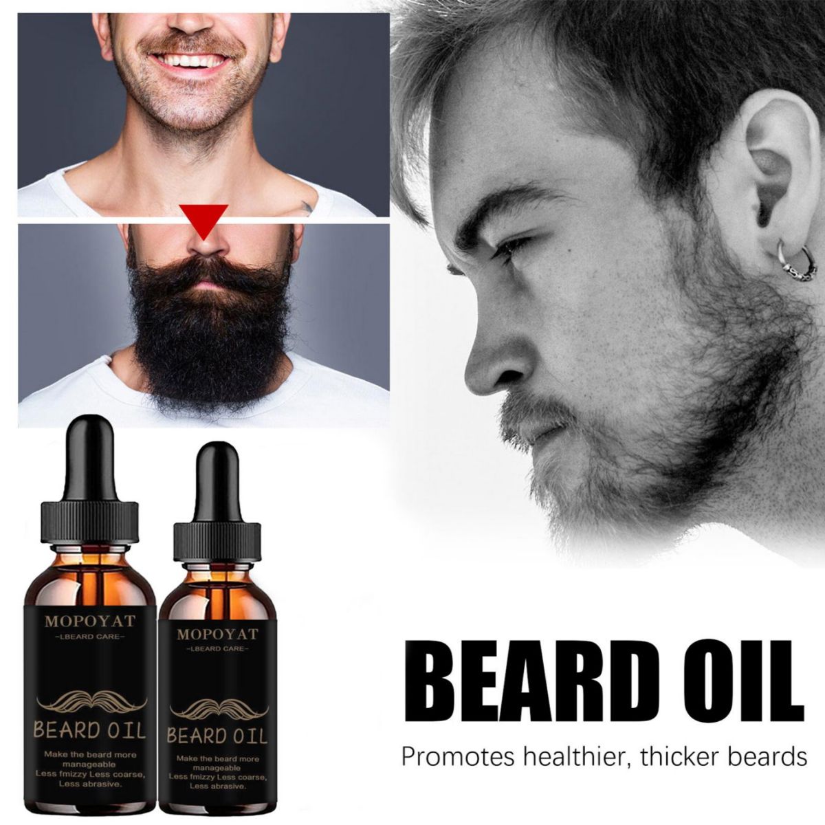 Growth Beard Oil Grow เคราหนาๆ - Mens Grooming Treatment บทวิจารณ์และราคา
