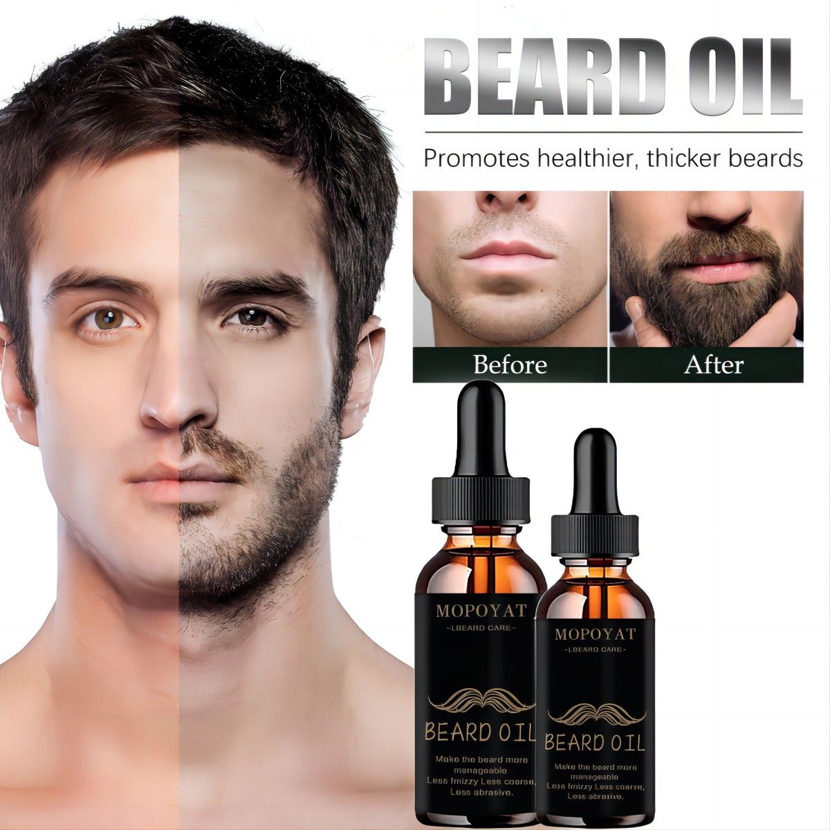 Growth Beard Oil Grow เคราหนาๆ - Mens Grooming Treatment บทวิจารณ์และราคา