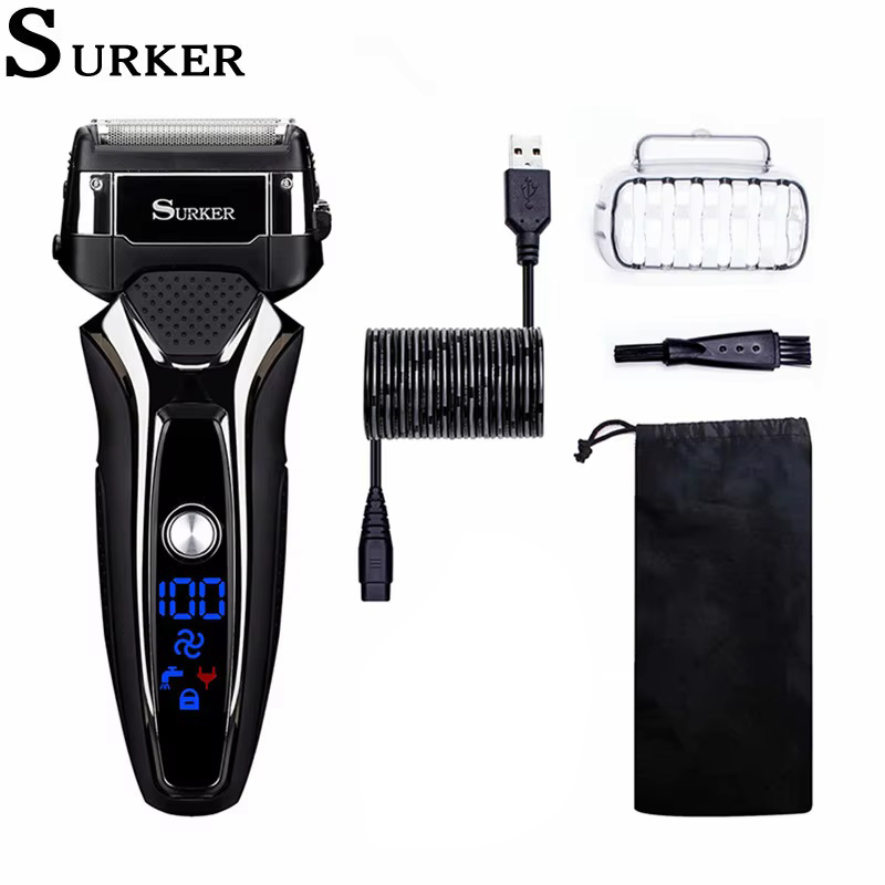Surker เครื่องโกนหนวดไฟฟ้าสําห - Men'S Grooming Blade บทวิจารณ์และราคา