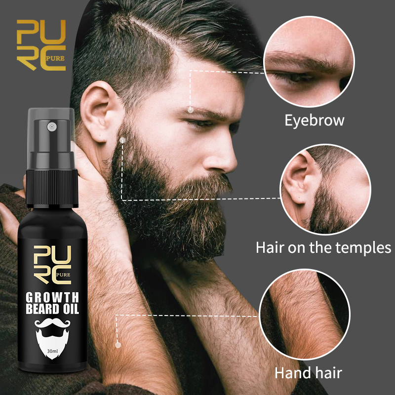 PURC Beard Growth Oil สําหรับผ - Mens Grooming Treatment บทวิจารณ์และราคา