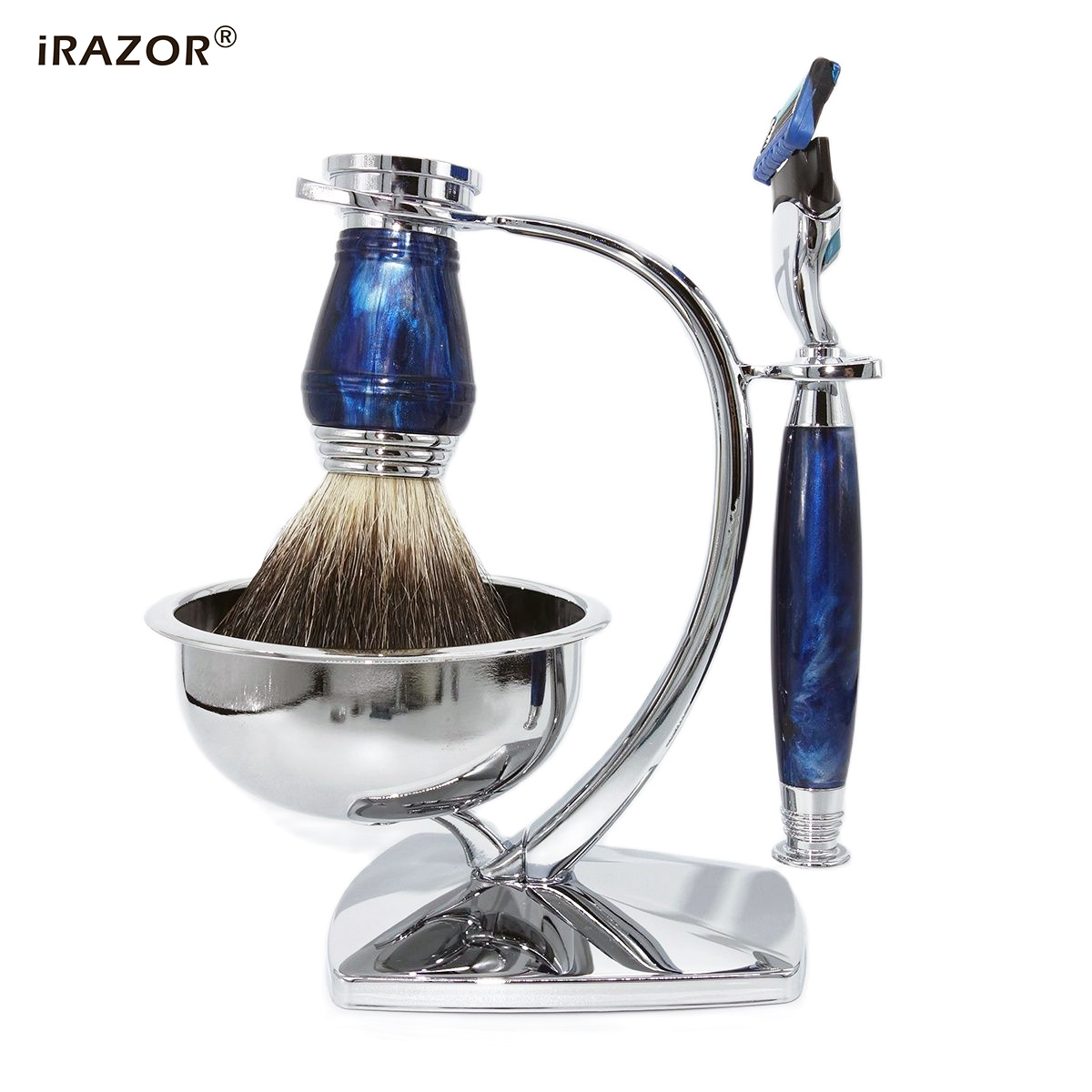 iRAZOR ชุดโกนหนวดหรูหราสำหรับผ - Mens Grooming Kit Gift บทวิจารณ์และราคา