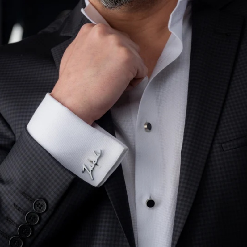 กระดุมข้อมือสลักชื่อแบบกำหนดเอ - Men'S Grooming & Health Made Simple บทวิจารณ์และราคา