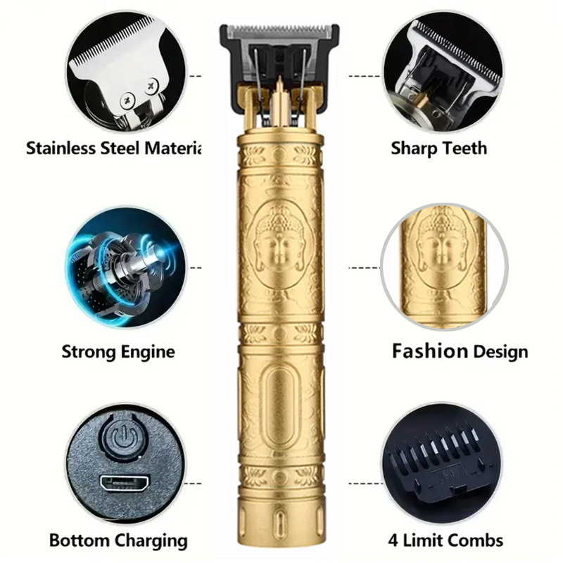 เครื่องตัดขนไร้สาย T9 สำหรับผู - Beard Trimmer Cordless บทวิจารณ์และราคา